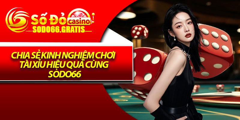 Chia sẻ kinh nghiệm chơi tài xỉu hiệu quả cùng Sodo66